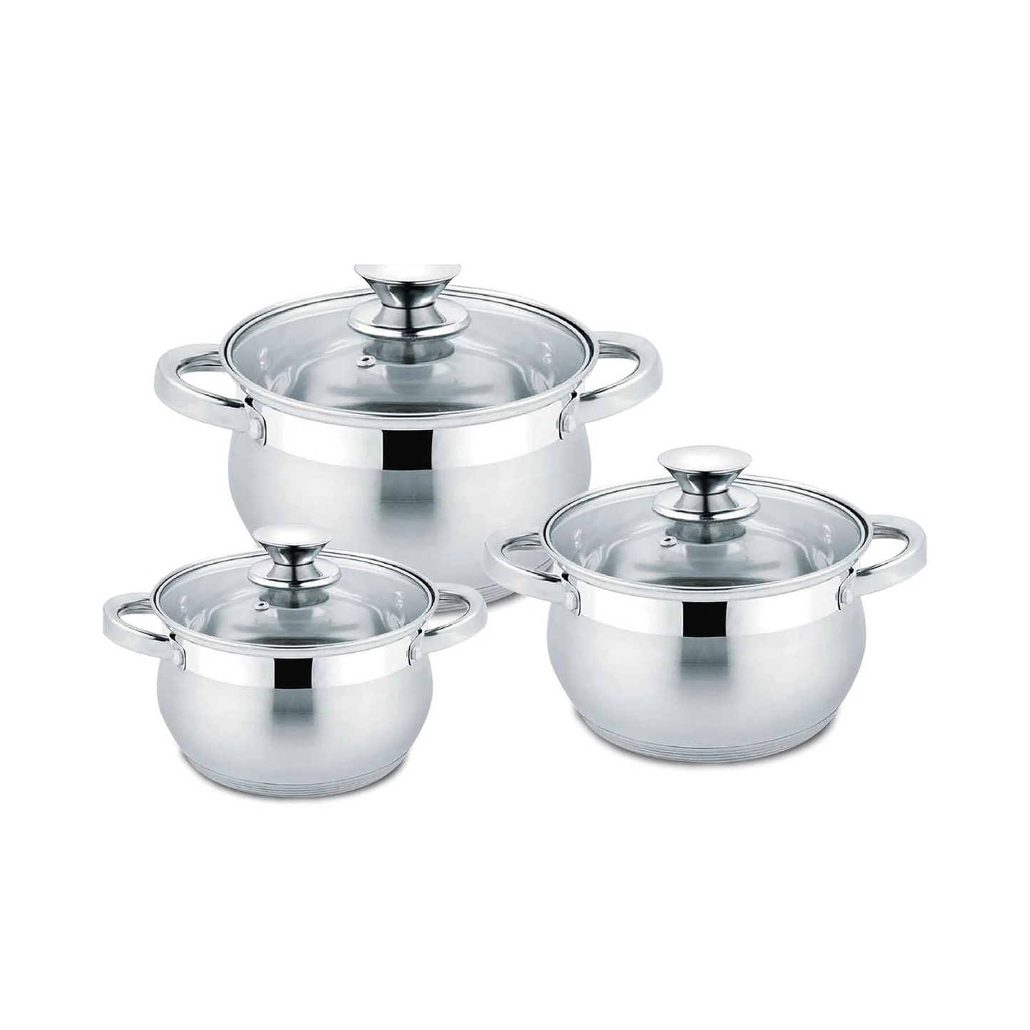 Kochgeschirr-Set mit Glasdeckel - Premium Qualität für Ihre Küche